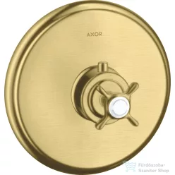   Hansgrohe Axor Montreux Highflow falsík alatti termosztátos színkészlet,szálcsiszolt sárgaréz hatású 16815950