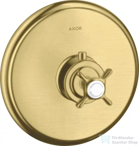 Hansgrohe Axor Montreux Highflow falsík alatti termosztátos színkészlet,szálcsiszolt sárgaréz hatású 16815950
