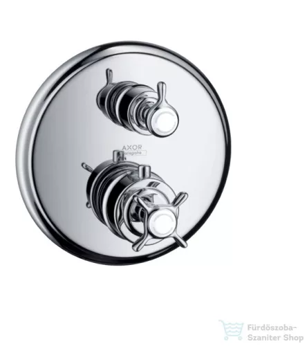 Hansgrohe Axor Montreux Termosztátos színkészlet falsík alatti szereléshez elzáró- és váltószeleppel, króm 16820000
