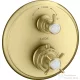Hansgrohe Axor Montreux termosztátos színkészlet falsík alatti szereléshez elzáró-és váltószeleppel,szálcsiszolt sárgaréz hatású 16820950