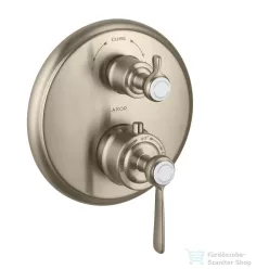   Hansgrohe Axor Montreux falsík alatti termosztátos kád/zuhany csaptelep, szálcsiszolt nikkel 16821820