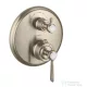 Hansgrohe Axor Montreux falsík alatti termosztátos kád/zuhany csaptelep, szálcsiszolt nikkel 16821820