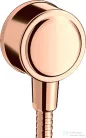 Hansgrohe Fixfit Classic fali csatlakozó DN15,polírozott vörös arany hatású 16884300