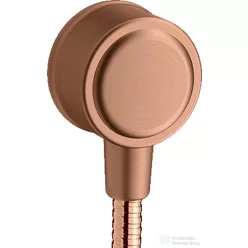   Hansgrohe Fixfit Classic fali csatlakozó DN15,szálcsiszolt vörös arany hatású 16884310