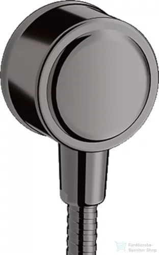 Hansgrohe Fixfit Classic fali csatlakozó DN15,polírozott fekete króm 16884330