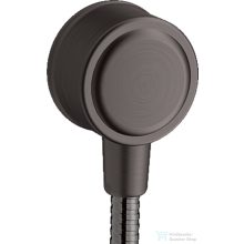   Hansgrohe Fixfit Classic fali csatlakozó DN15, szálcsiszolt fekete króm 16884340