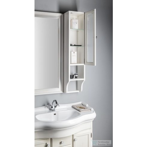 Sapho RETRO pipereszekrény, jobbos, 25x115x20 cm, antik fehér 1688