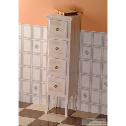 Sapho RETRO fiókos szekrény, 35x119x33 cm, antik fehér 1694