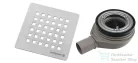 Sapho POLYSAN FLEXIA zuhanytálca szifon, 90mm, DN40, inox (17731)