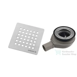   Sapho POLYSAN FLEXIA zuhanytálca szifon, 90mm, DN40, inox (17731)