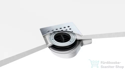 Sapho POLYSAN FLEXIA zuhanytálca szifon, 90mm, DN40, inox (17731)