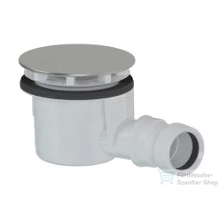   Sapho POLYSAN zuhanytálcaszifon, 90mm, DN40, polírozott inox (17911)