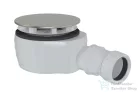 Sapho POLYSAN helytakarékos zuhanytálcaszifon, 90mm, DN40, polírozott inox (17916)