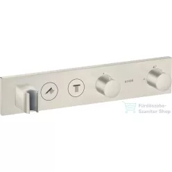   Hansgrohe AXOR SHOWERSOLUTIONS falsík alatti termosztátos zuhany csaptelep, rozsdamentes acél hatású 18355800