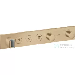   Hansgrohe AXOR SHOWERSOLUTIONS falsík alatti termosztátos zuhany csaptelep, szálcsiszolt bronz 18356140