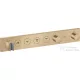 Hansgrohe AXOR SHOWERSOLUTIONS 4 fogyasztós, termosztátos falsík alatti zuhany csaptelep alaptest nélkül, szálcsiszolt bronz 18357140