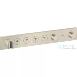   Hansgrohe AXOR SHOWERSOLUTIONS 4 fogyasztós, termosztátos falsík alatti zuhany csaptelep alaptest nélkül, szálcsiszolt nikkel 18357820