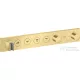 Hansgrohe AXOR SHOWERSOLUTIONS 4 fogyasztós, termosztátos falsík alatti zuhany csaptelep alaptest nélkül, szálcsiszolt sárgaréz 18357950