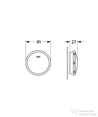 Grohe Talentofill le-és túlfolyó színkészlet,króm 19025000