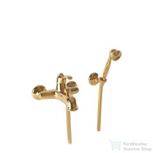   Bugnatese LEM kádtöltő csaptelep zuhanyszettel,arany 1902DO