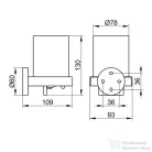 KEUCO EDITION 90 szappanadagoló, 180 ml, króm 19052019000