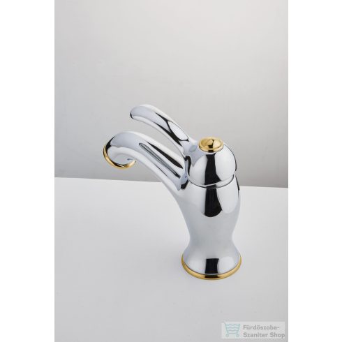 Bugnatese LEM mosdó csaptelep automata leeresztővel,króm/arany 1913CRDO