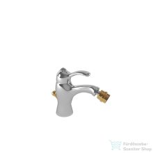   Bugnatese LEM bidé csaptelep kristályos karral,automata leeresztővel,króm/arany 1923KCRDO