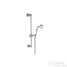   Bugnatese rudas zuhanyszett 1 funkciós kézi zuhannyal,króm/arany 19257CRDO