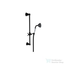   Bugnatese rudas zuhanyszett 1 funkciós kézi zuhannyal,matt fekete 19257NE