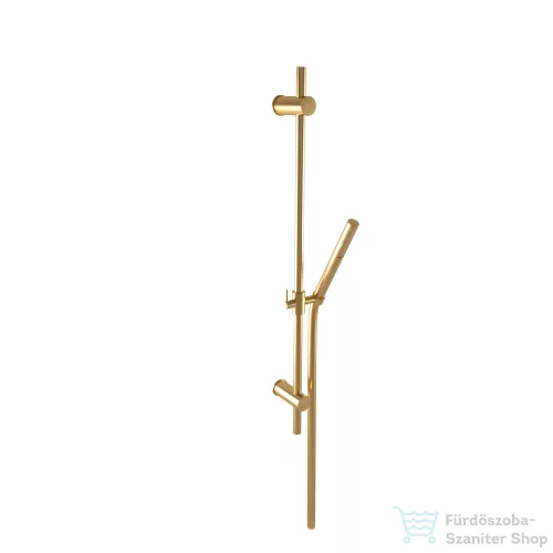 Bugnatese  rudas zuhanyszett 75,4 cm-es rúddal,szálcsiszolt arany 19260OS