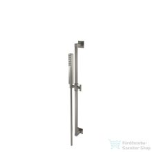   Bugnatese  Zuhanyrúd szettel szögletes szálcsiszolt nikkel színben 19261NS