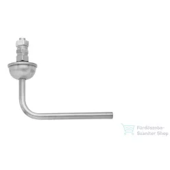   Bugnatese  Réz 90 fokos bekötőcső rozettával króm színben 19280