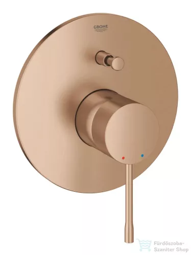 Grohe ESSENCE falsík alatti kád/zuhany csaptelep, brushed warm sunset 19285DL1