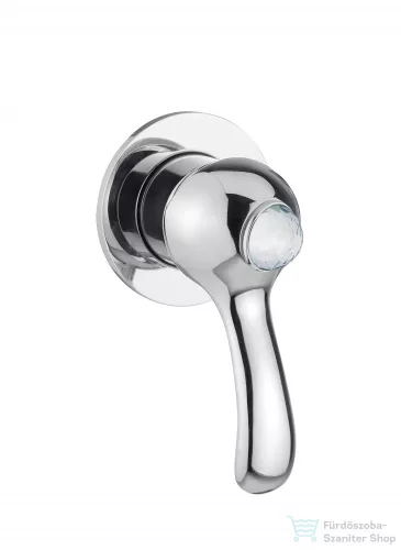 Bugnatese LEM Fal alatti zuhanycsaptelep swarovski fogantyúval króm színben 1930K