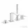 Grohe Allure kádperembe építhető csaptelep, króm 19316001