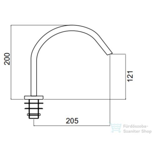 Bugnatese  Kádbeömlő 4 és 5 üléses kádakhoz szögletes króm színben 19316