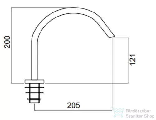 Bugnatese  Kádbeömlő 4 és 5 üléses kádakhoz szögletes króm színben 19316
