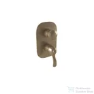 Bugnatese LEM falsík alatti kád/zuhany csaptelep 4 fogyasztóhoz,belső egységgel,bronz 1932BR