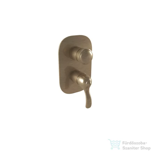 Bugnatese LEM falsík alatti kád/zuhany csaptelep 4 fogyasztóhoz,belső egységgel,bronz 1932BR