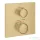 Grohe ALLURE falsík alatti termosztát 1 fogyasztóhoz,Brushed Cool Sunrise 19380GN2
