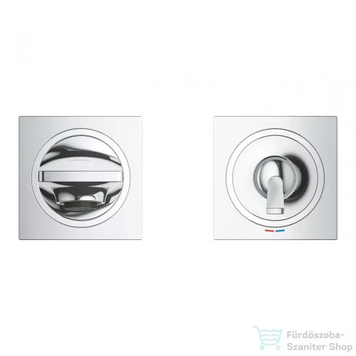 Grohe Allure 2-lyukas falsík alatti mosdó csaptelep, leeresztő nélkül,  króm 19386002