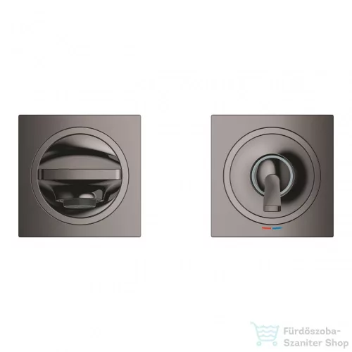 Grohe Allure 2-lyukas falsík alatti mosdó csaptelep, leeresztő nélkül,  grafit 19386A02