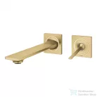 Grohe Allure 2-lyukas falsík alatti mosdó csaptelep, leeresztő nélkül,  matt cool sunrise 19386GN2