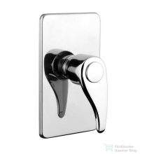   Bugnatese  Fal alatti wc-öblitőszelep szögletes rozettával króm színben 19397