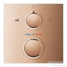 Grohe ALLURE falsík alatti termosztátos csaptelep 2 fogyasztóhoz,Brushed Warm Sunset 19446DL2