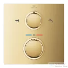 Grohe ALLURE falsík alatti termosztátos csaptelep 2 fogyasztóhoz,Brushed Cool Sunrise 19446GN2