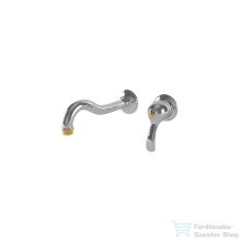   Bugnatese LEM falsík alatti mosdó csaptelep 19 cm-es kifolyóval,leeresztő nélkül,belső egységgel,króm/arany 1945CRDO