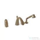 Bugnatese LEM 3 üléses kádtöltő csaptelep zuhanyszettel,bronz 1950BR
