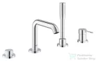 Grohe ESSENCE 4-lyukas, egykaros kádkombináció, króm 19578001