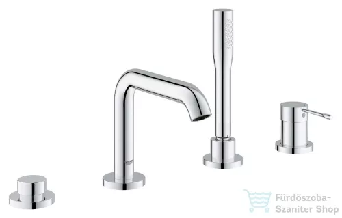 Grohe ESSENCE 4-lyukas, egykaros kádkombináció, króm 19578001